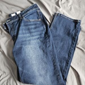 Time and Tru Women's Dark Blue Straight Leg Jeans